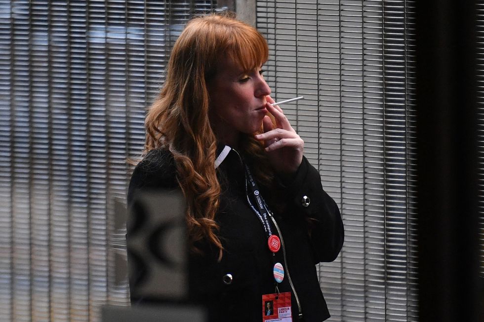 Angela Rayner, who has been photographed smoking more than once, appeared electorally vulnerable.