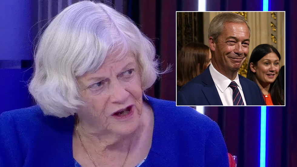 Ann Widdecombe and Nigel Farage