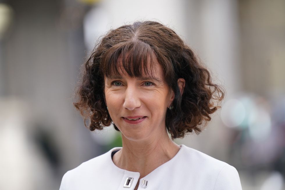 Anneliese Dodds, chair of the Labour Party arrives at BBC Broadcasting House in London