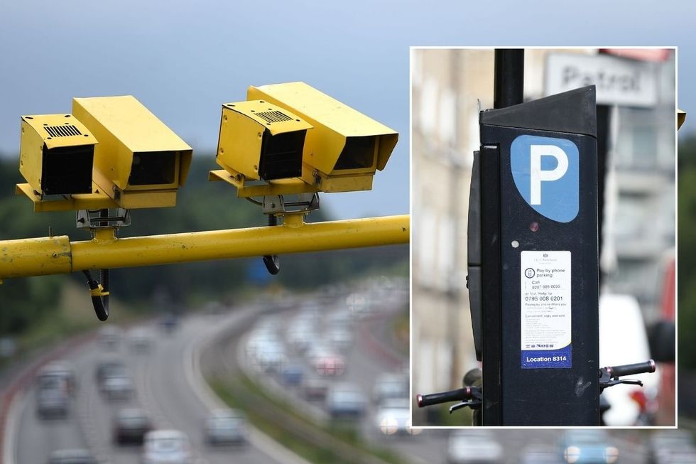 ANPR camera and a pay-and-display parking machine