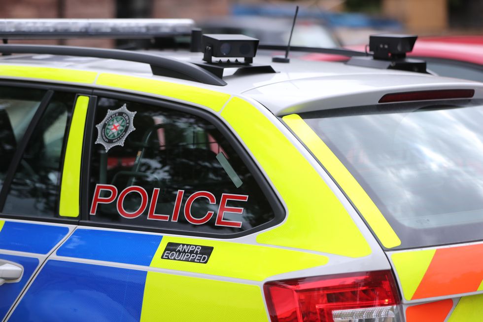 ANPR camera on a police car