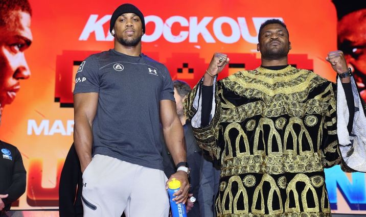 Anthony Joshua and Francis Ngannou will face off in March