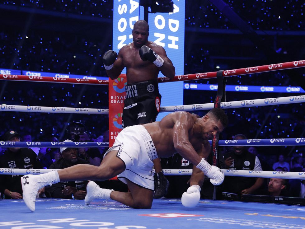 Anthony Joshua suffered a shock loss to Daniel Dubois