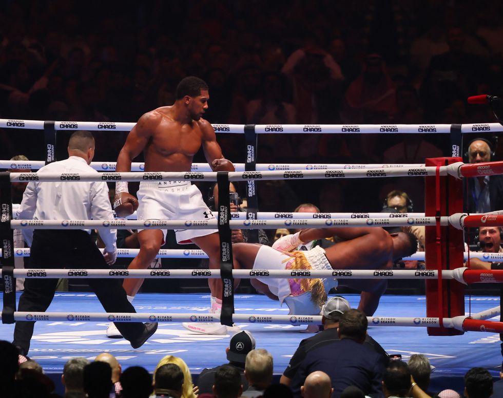 Anthony Joshua's win over Francis Ngannou was a farce from start to ...