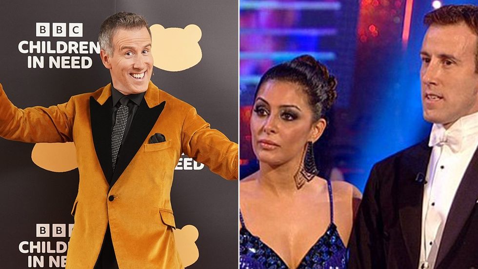 Anton Du Beke and Laila Rouass