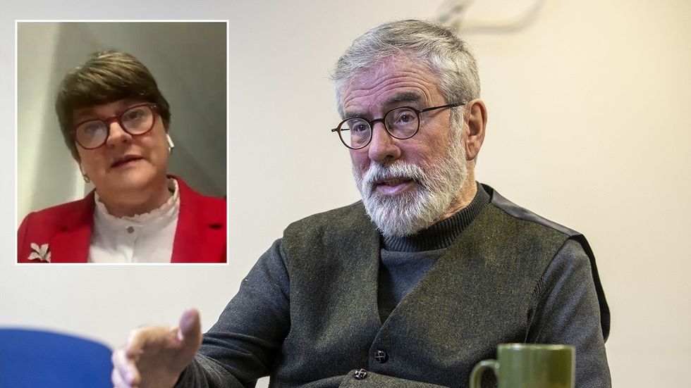 Arlene Foster, Gerry Adams