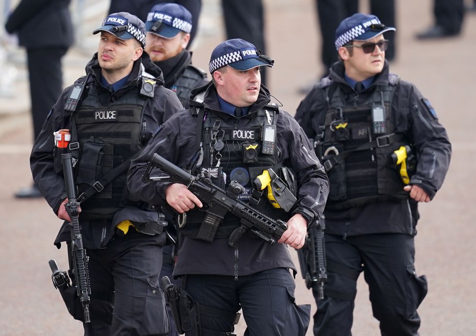 Armed Met Police officers