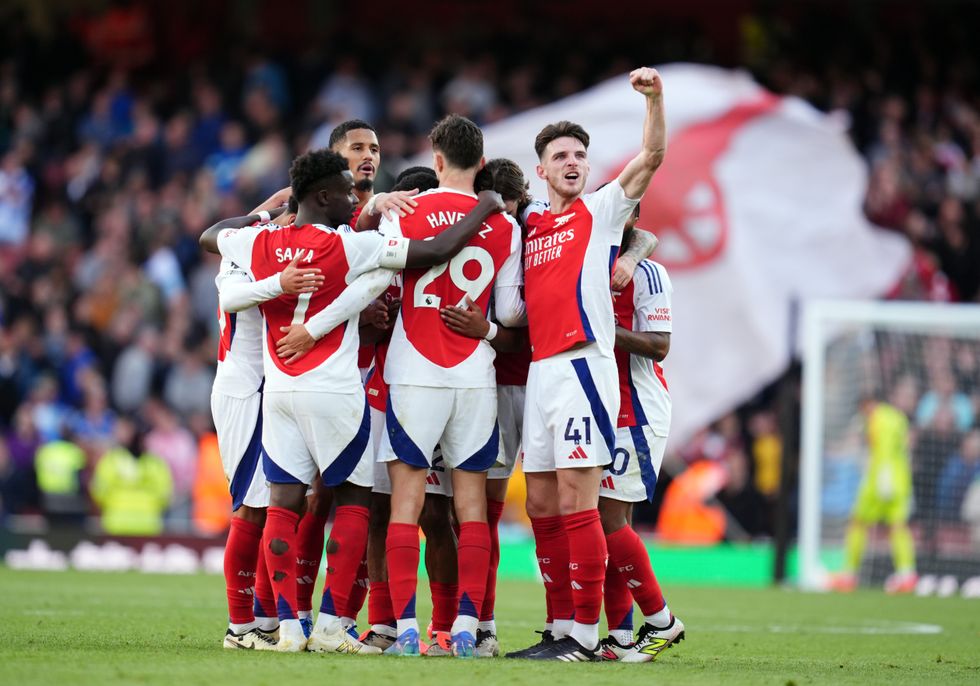 Arsenal are still unbeaten after six league games