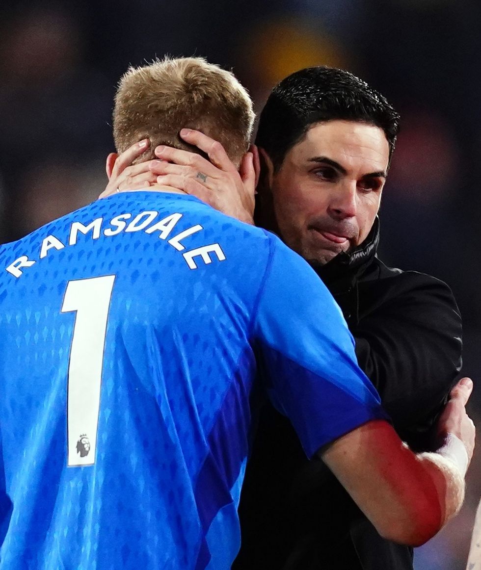 Arsenal Mikel Arteta Aaron Ramsdale