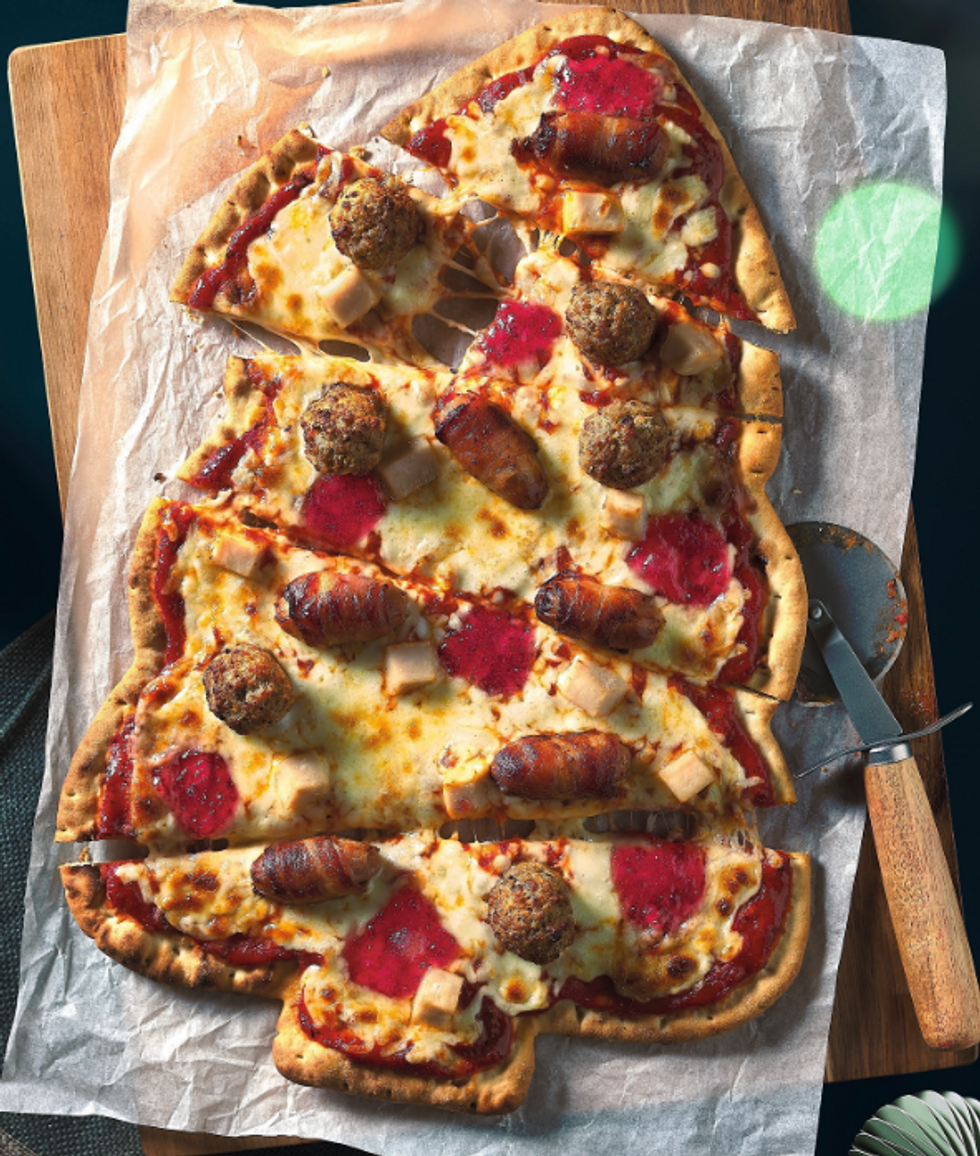 Asda Christmas Dinner Pizza