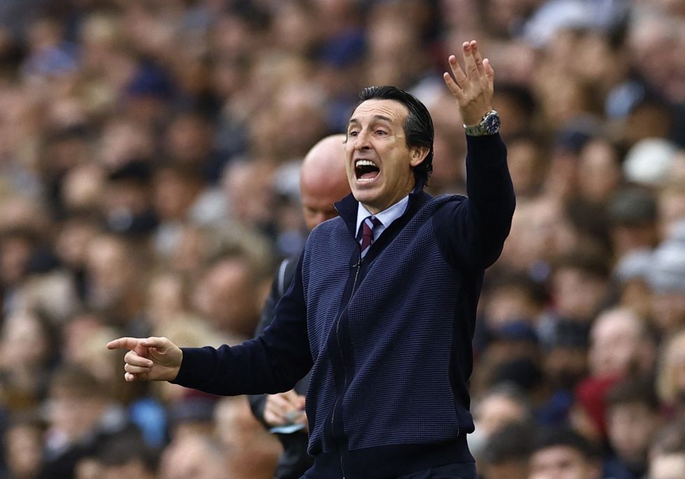 Aston Villa Unai Emery Man Utd