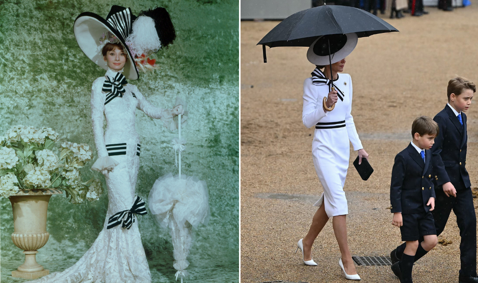 Audrey Hepburn and Kate Middleton