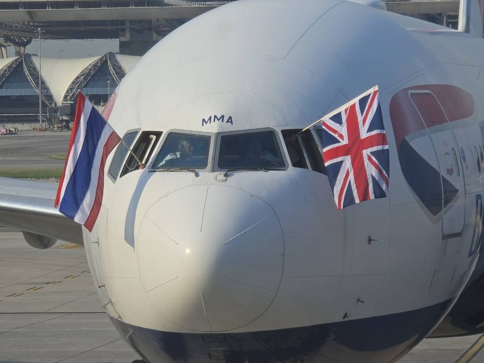 BA plane