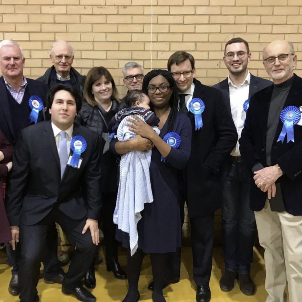 Badenoch campaign team in Saffron Walden