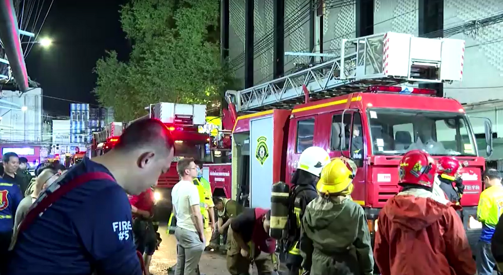 Bangkok hotel fire