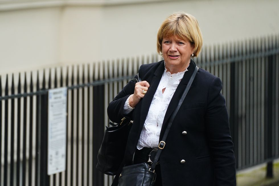 Baroness Heather Hallett, arriving at at Dorland House in London