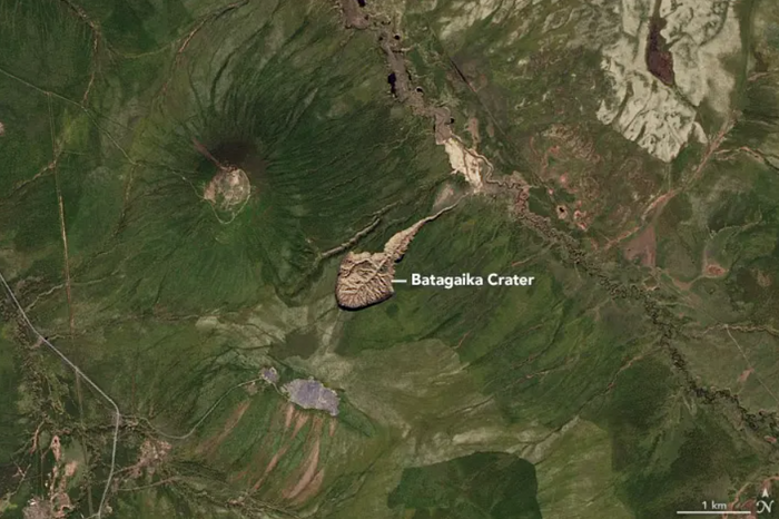 Batagaika crater