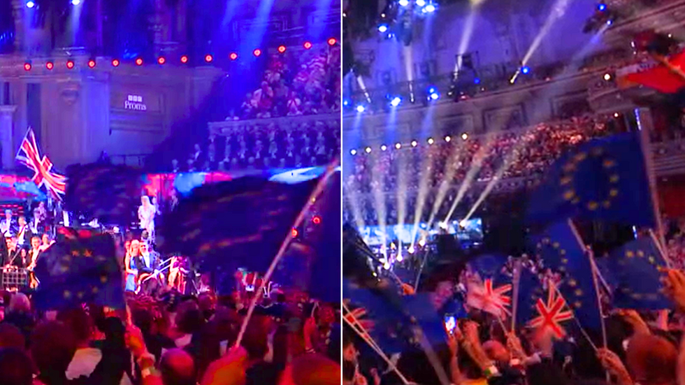 BBC Proms EU flags