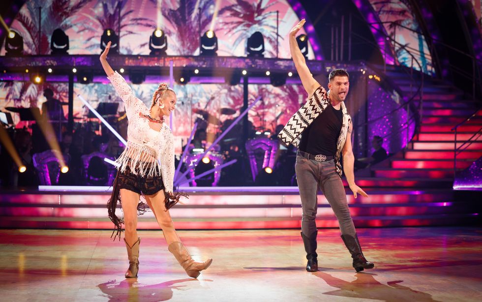 BBC Strictly: Tasha Ghouri and Aljaz Skorjanec