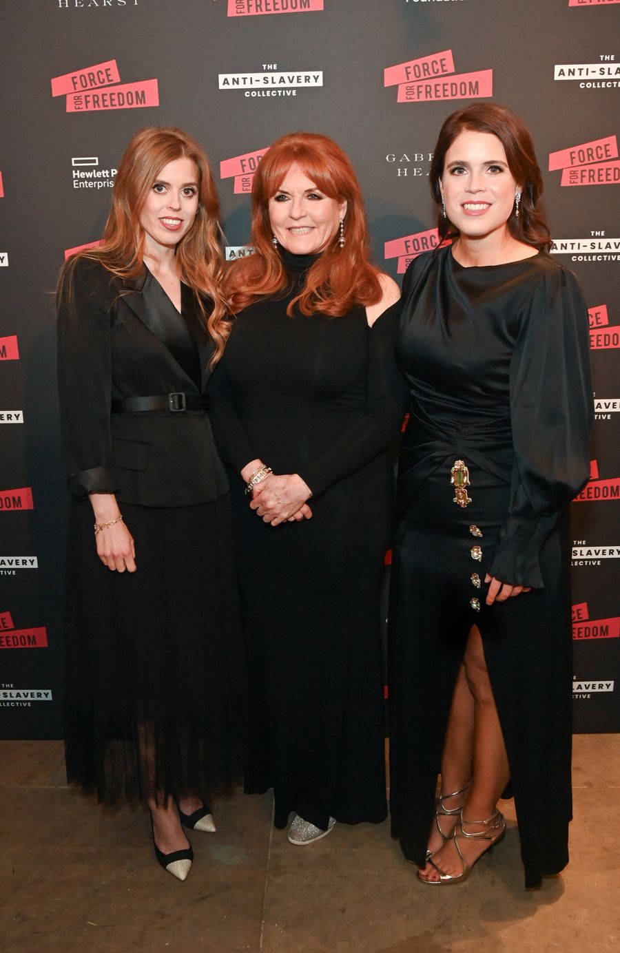 Beatrice of York, Sarah Ferguson, Duchess of York and Princess Eugenie of York