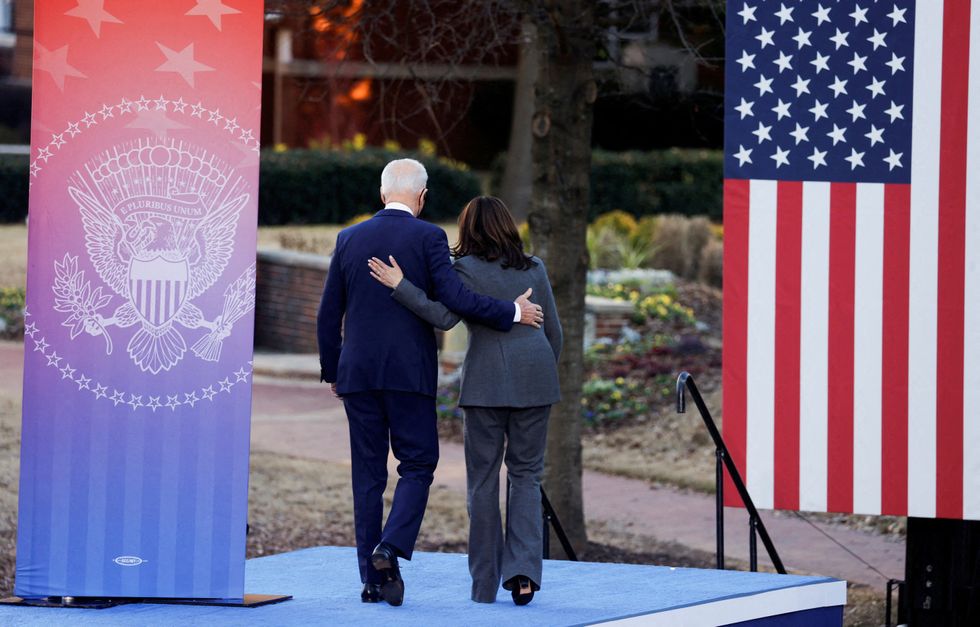 Biden and Harris