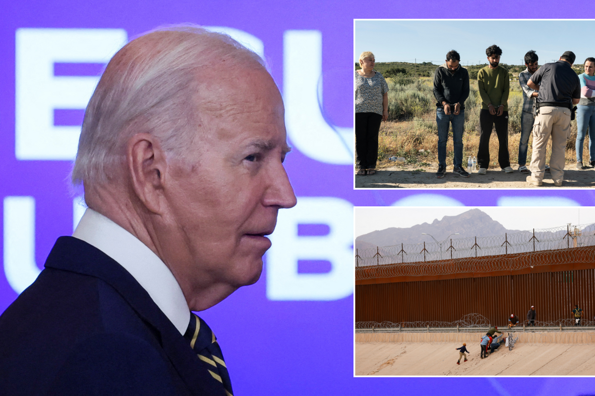 Biden/migrants/border wall