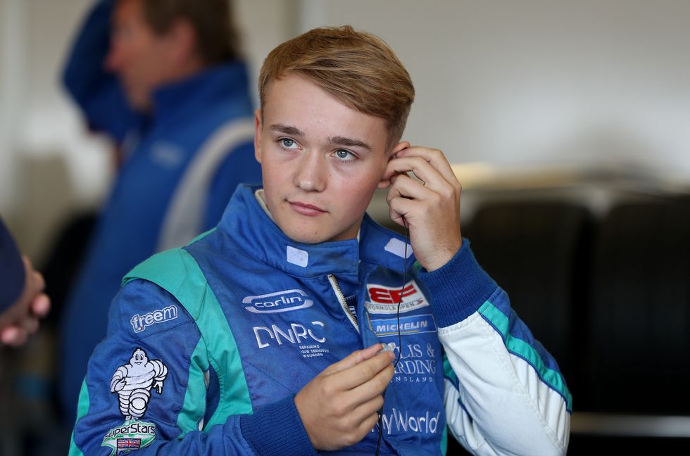 Billy Monger suffered the near-fatal crash in 2017