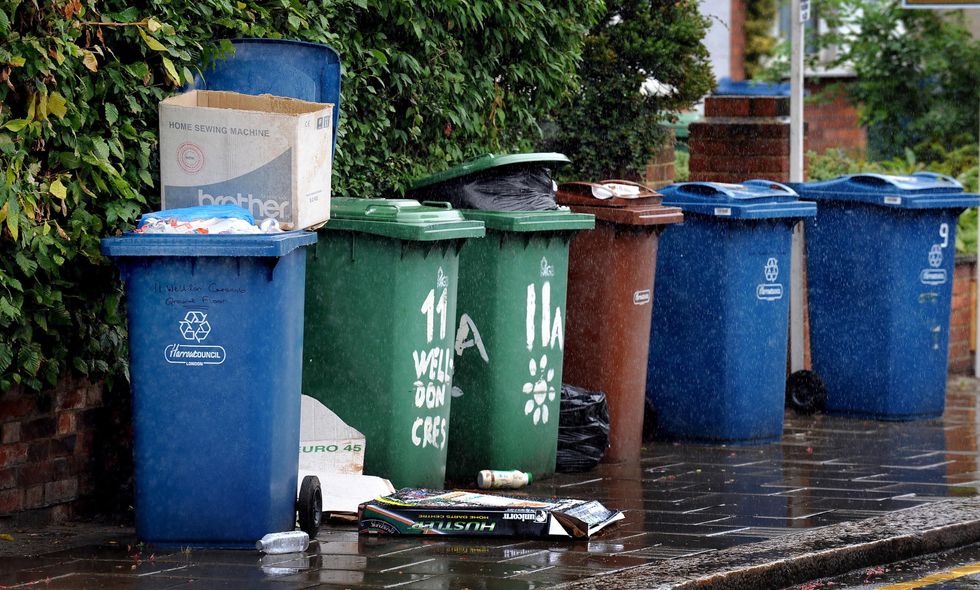 Bins in Harrow (Stock)