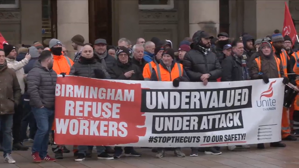 Birmingham refuse workers