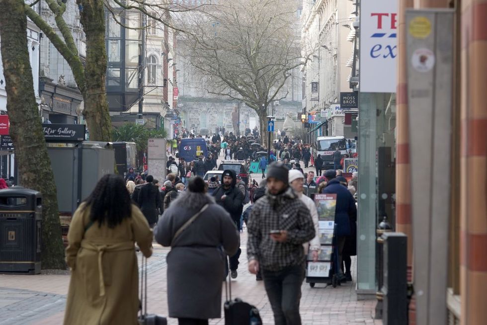 Birmingham's New Street area