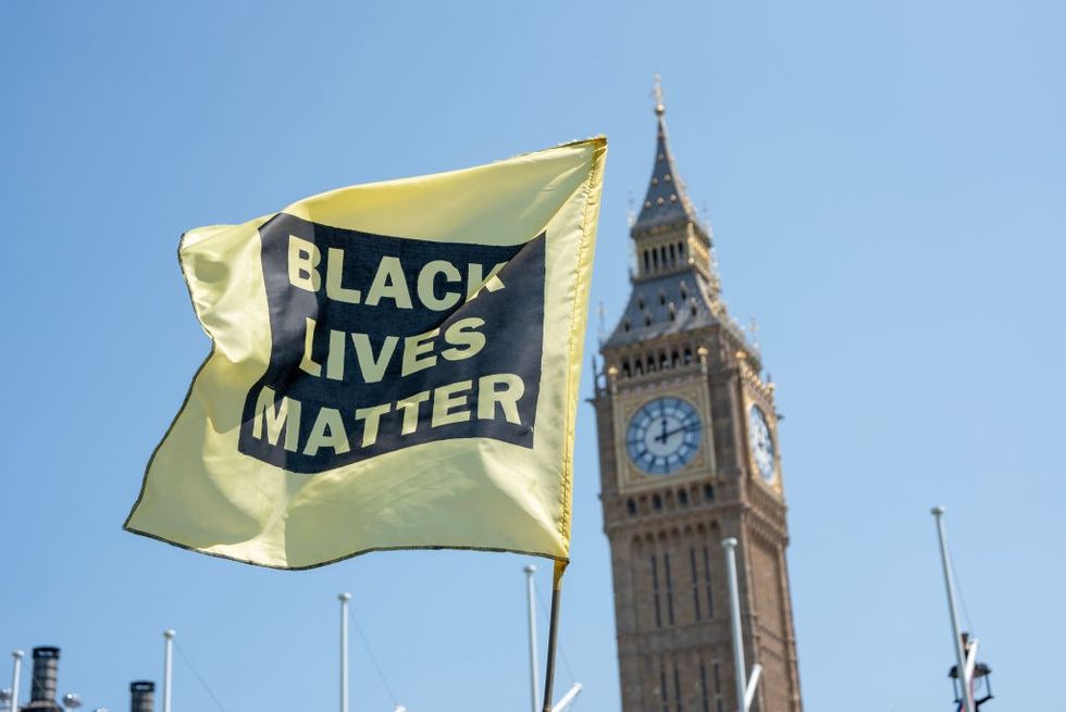 Black Lives Matter flag