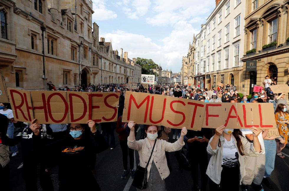 Black Lives Matter protesters in Oxford, 2020