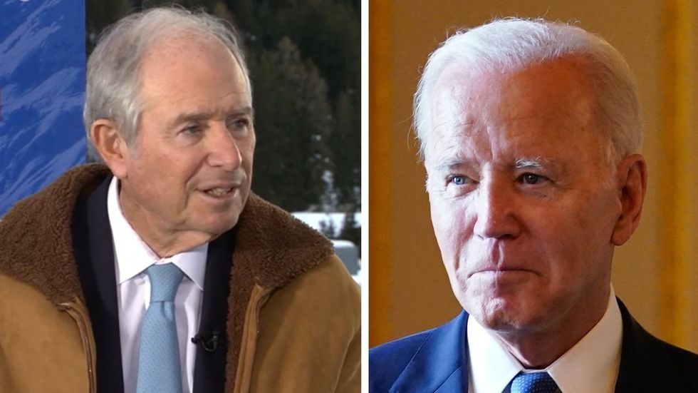 Blackstone CEO and US president Joe Biden