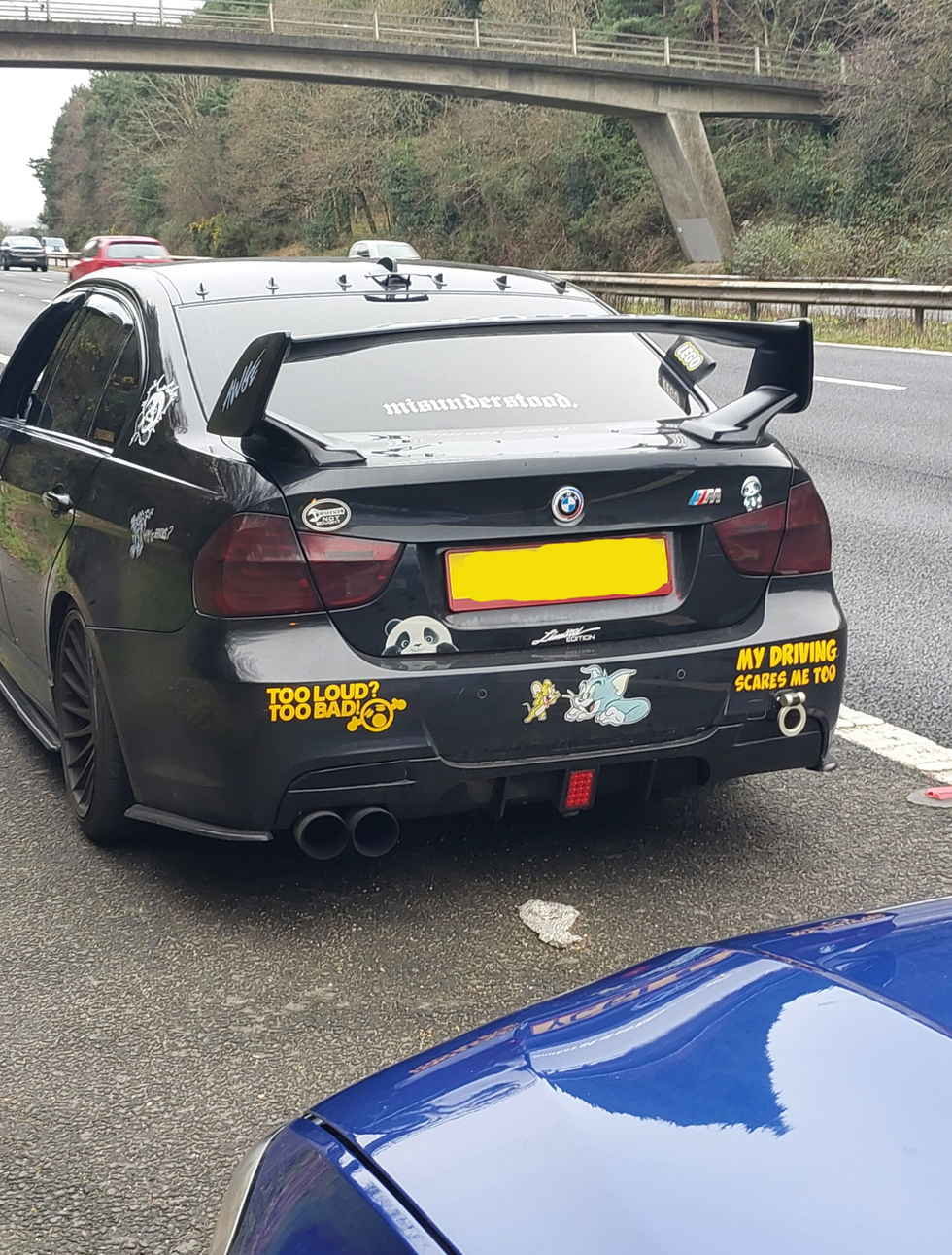 BMW pulled over