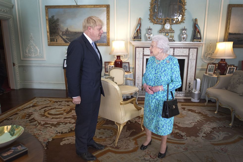 Boris Johnson and Queen Elizabeth II