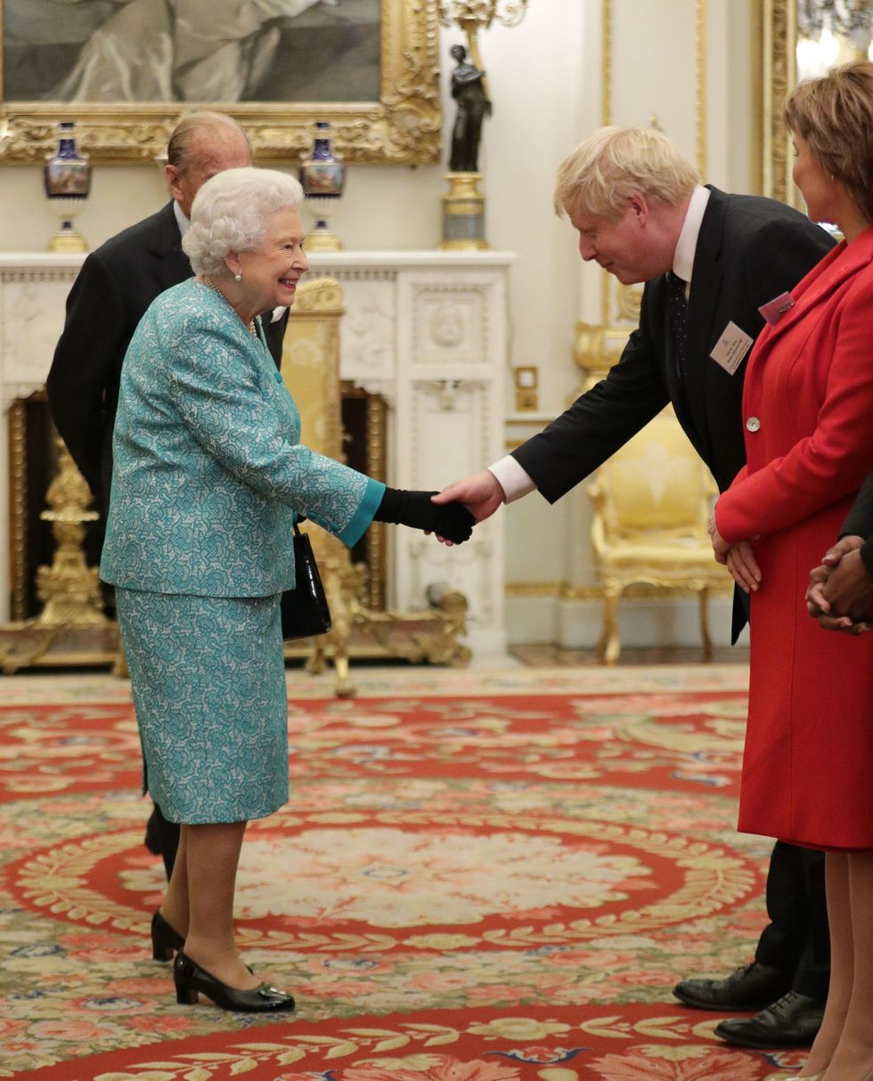 Boris Johnson and Queen Elizabeth