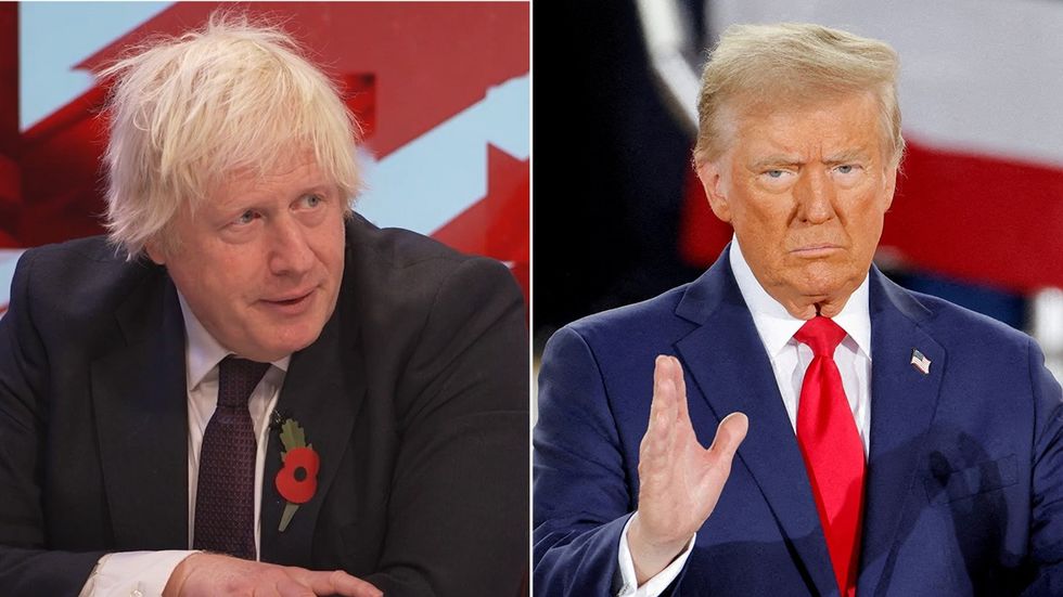 Boris Johnson, Donald Trump