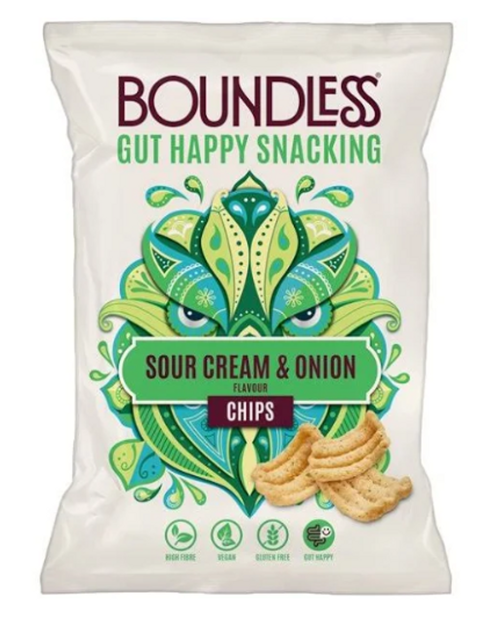 Boundless Sour Cream and Onion Flavour Chips