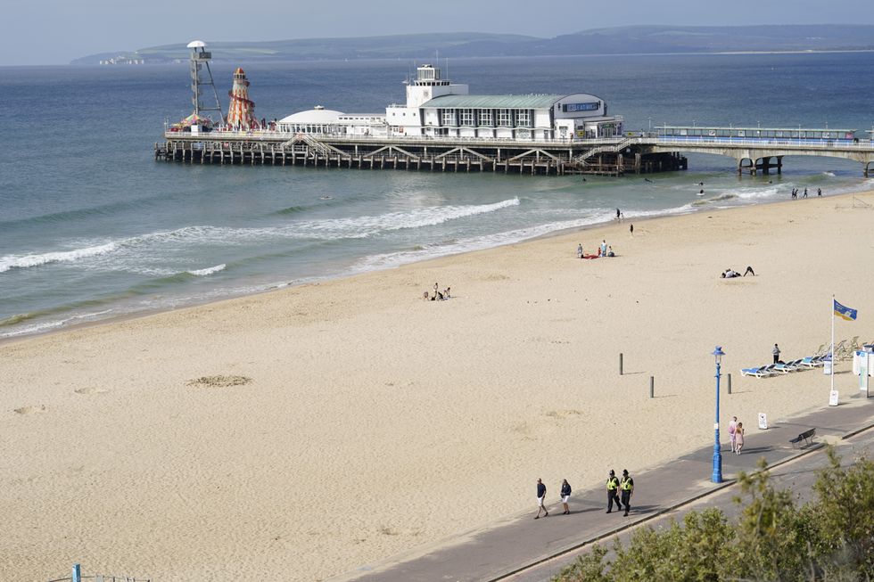 Bournemouth beach