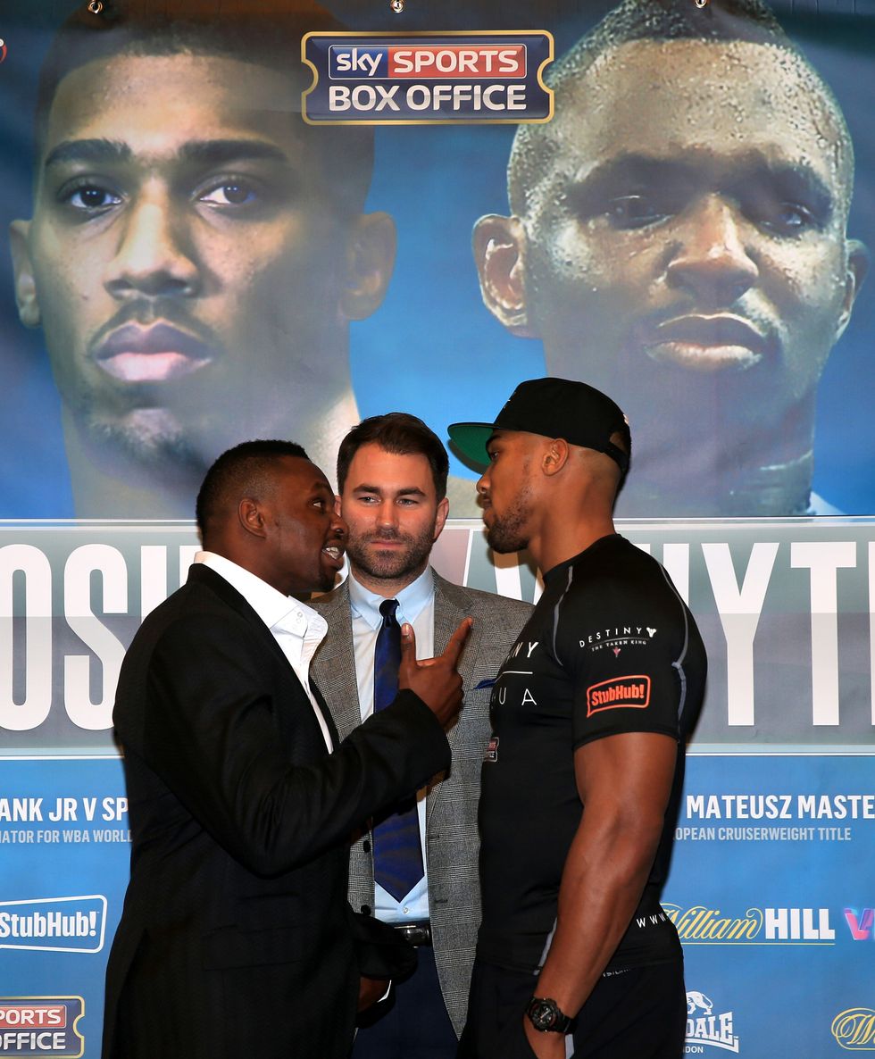 Boxing Anthony Joshua Dillian Whyte