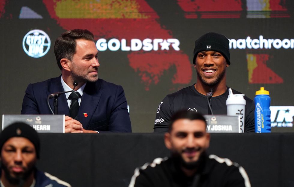 Boxing news Eddie Hearn Anthony Joshua