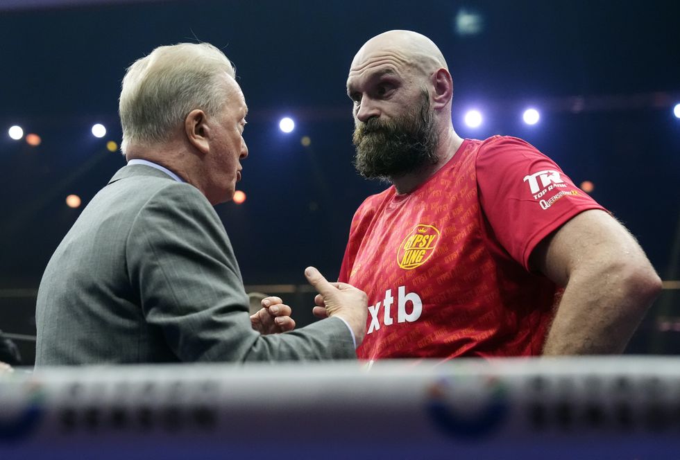 Boxing news Frank Warren Tyson Fury