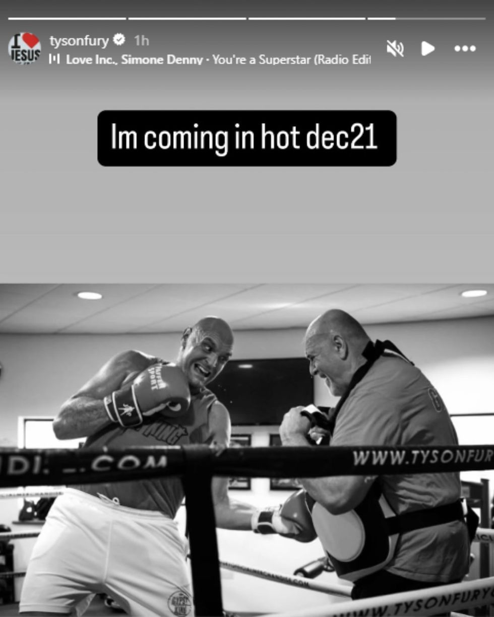 Boxing news Tyson Fury