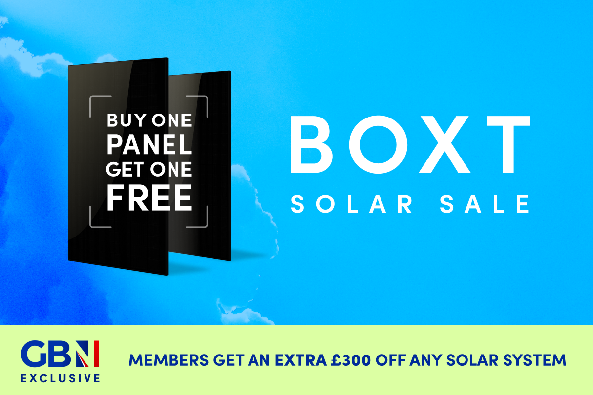 Claim £300 off solar panels exclusively for GBN members with BOXT