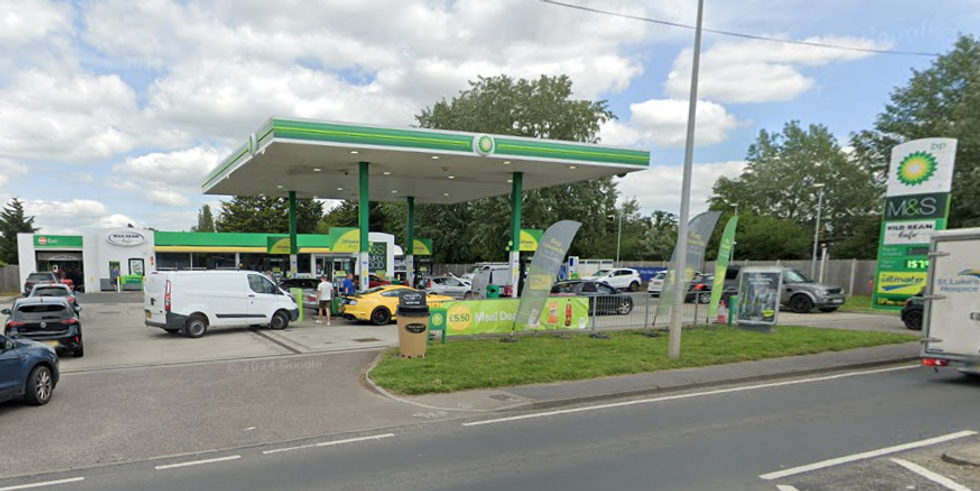 BP petrol station in Rayleigh