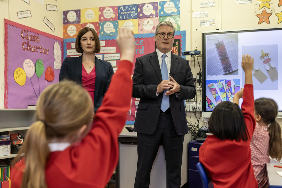 Bridget Phillipson and Keir Starmer