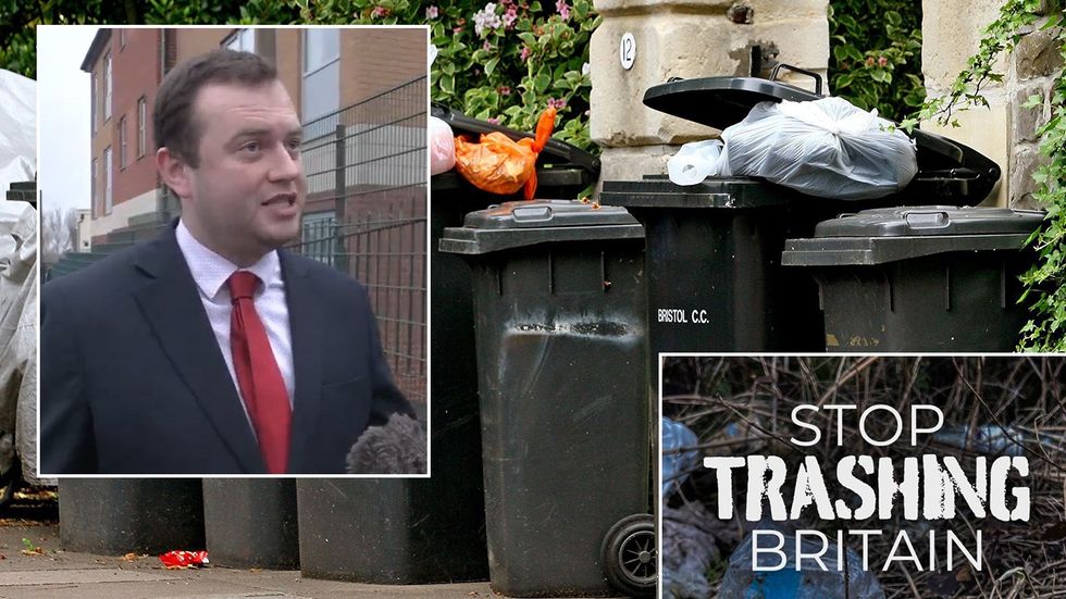 Bristol councillor, bins