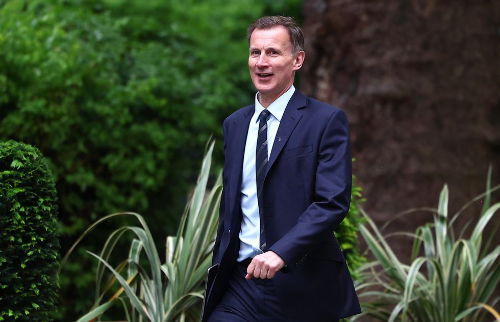 Britain's Chancellor of The Exchequer Jeremy Hunt