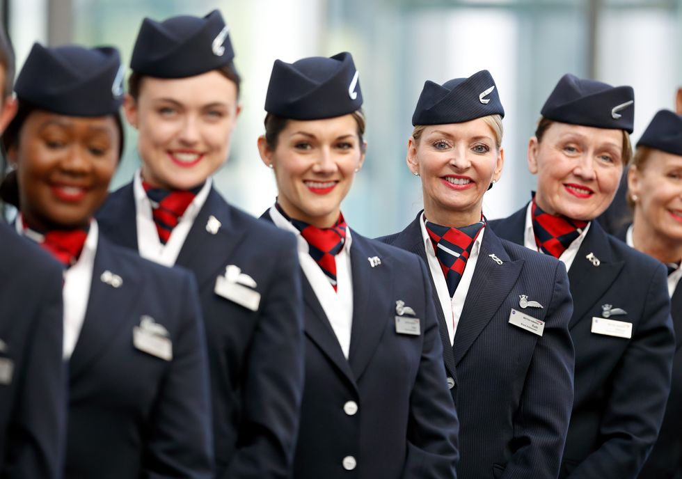 British Airways air stewardesses