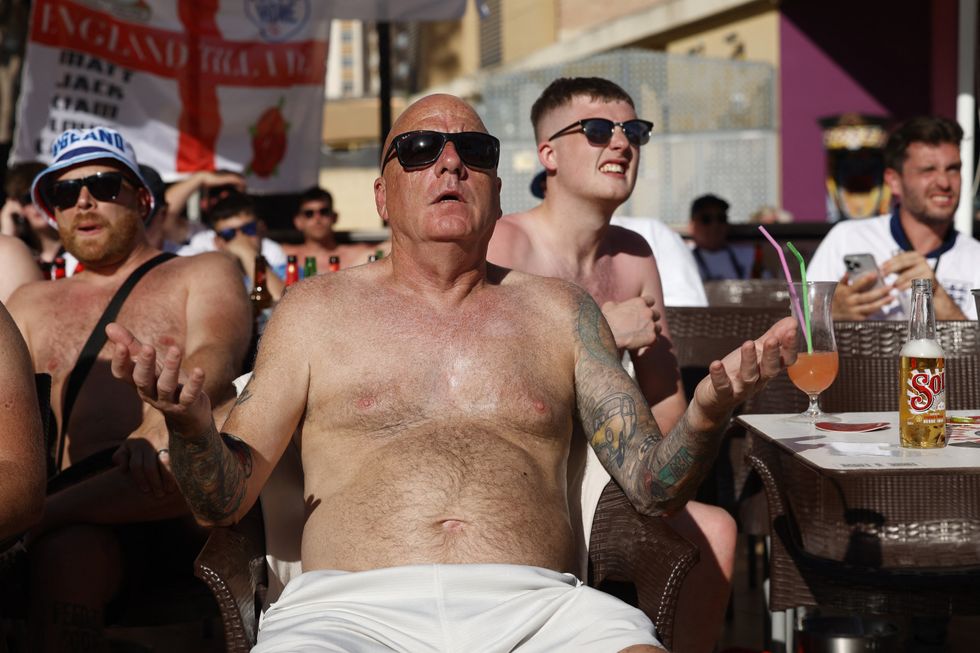 British tourists visit Benidorm